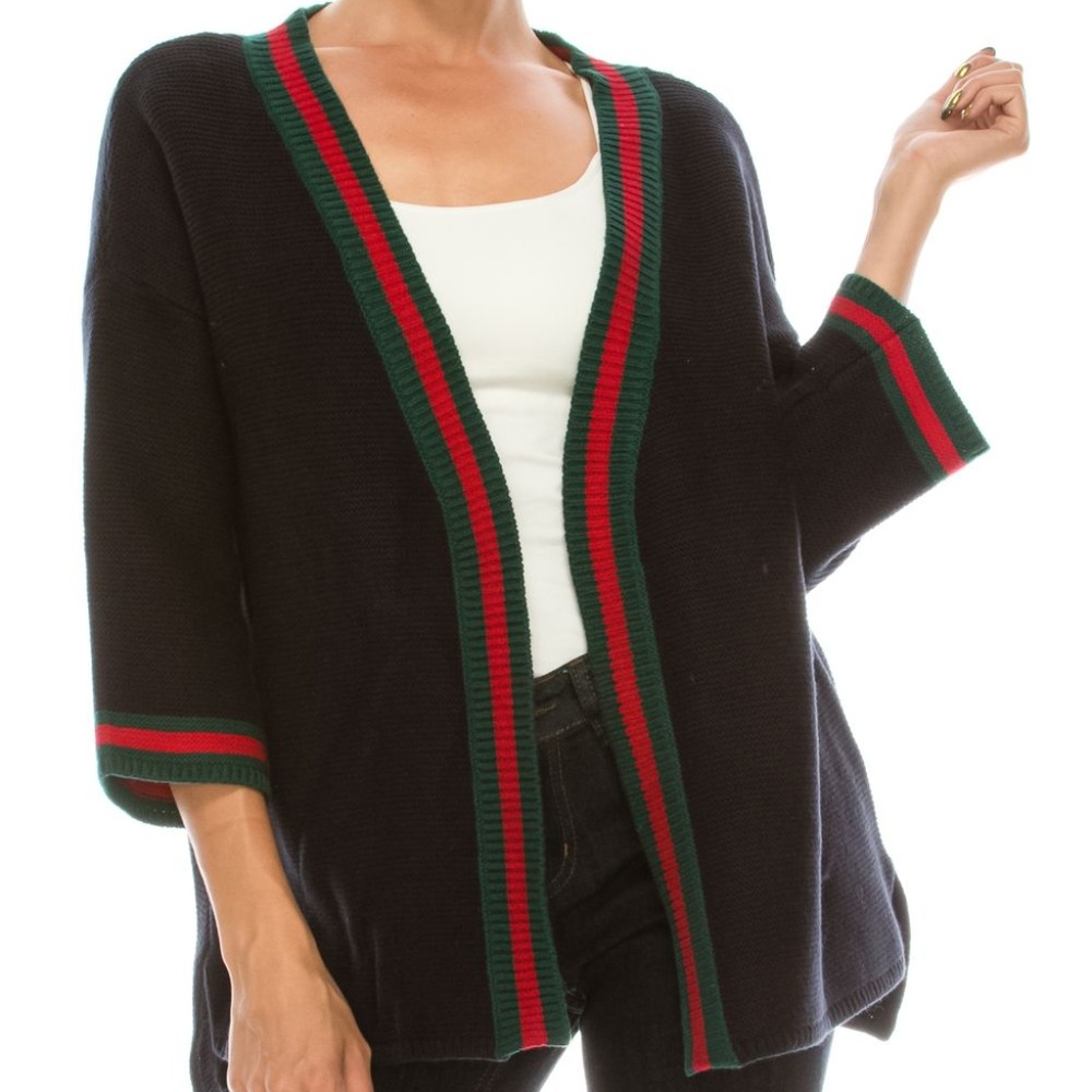Women's Long Sleeve Open Front Knit Cardigan(NEW)